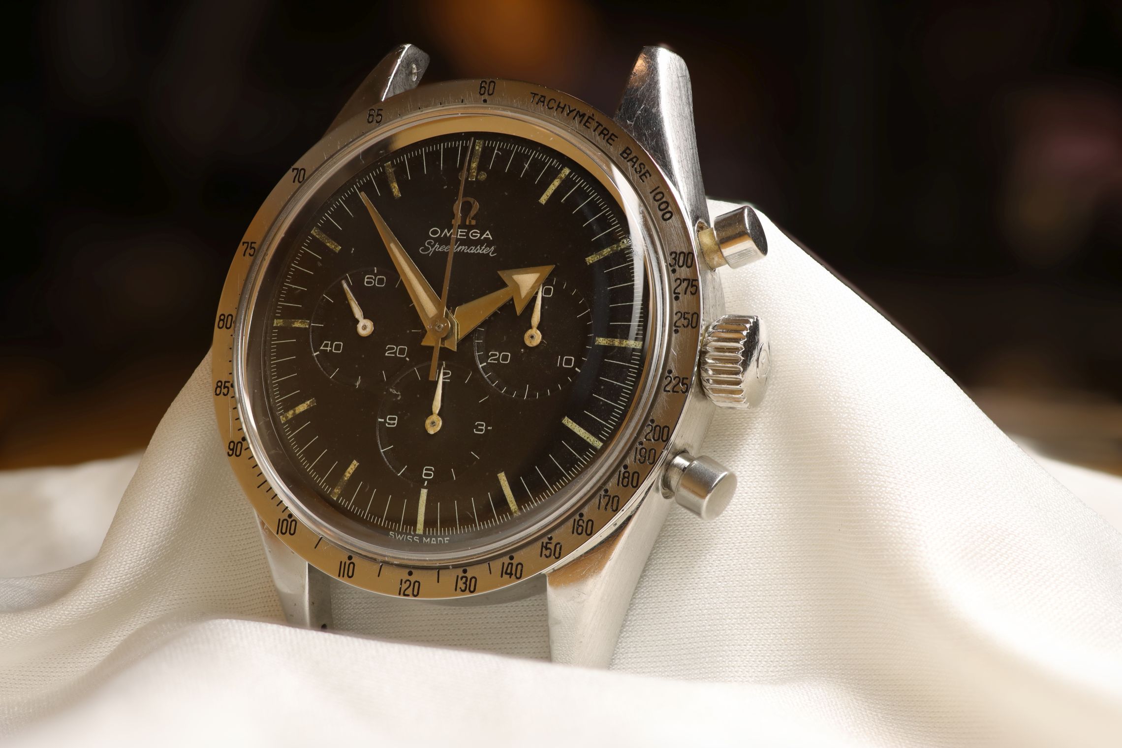 Frühe Omega Speedmaster CK 2915 mit Broad-Arrow-Zeigern
